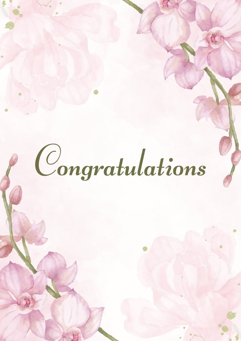 Congratulations