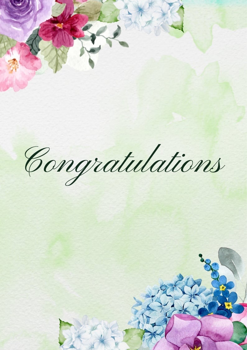 Congratulations